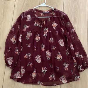 Abercrombie & Fitch Floral Blouse
